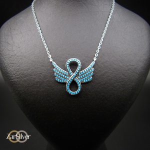 گردنبند نقره فروشگاه اينترنتي جواهرات و زيورآلات نقره زرسيلور