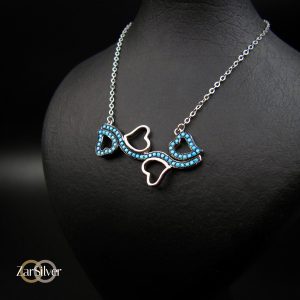 گردنبند نقره فروشگاه اينترنتي جواهرات و زيورآلات نقره زرسيلور