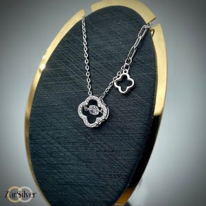 گردنبند نقره زنانه و دخترانه فروشگاه اينترنتي جواهرات و زيورآلات نقره زرسيلور