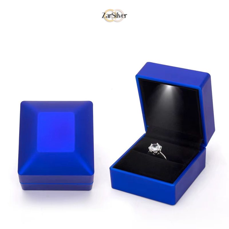 جعبه انگشتر چراغدار