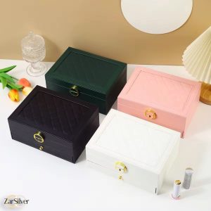 جعبه جواهرات زنانه و دخترانه فروشگاه زرسیلور