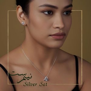 نیم ست نقره زنانه و دخترانه فروشگاه اینترنتی زرسیلور